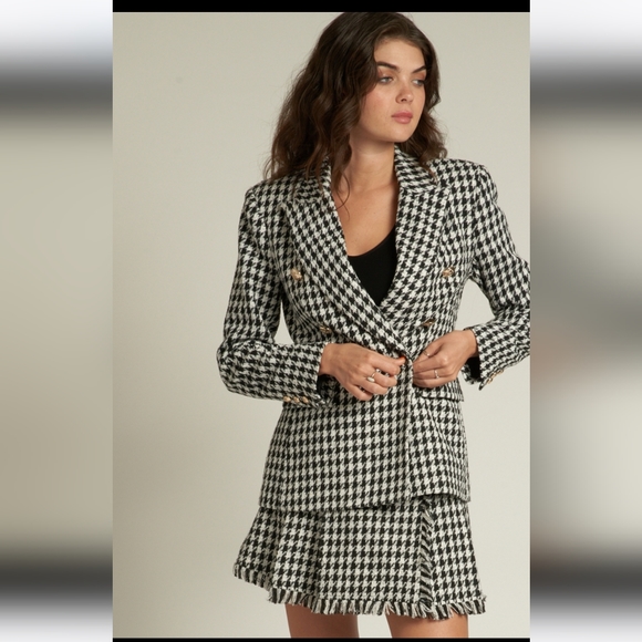 En Creme Jackets & Blazers - Women's Houndstooth set
